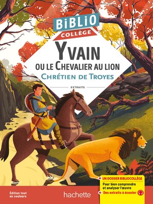 cover image of Yvain ou le Chevalier au lion, Chrétien de Troyes